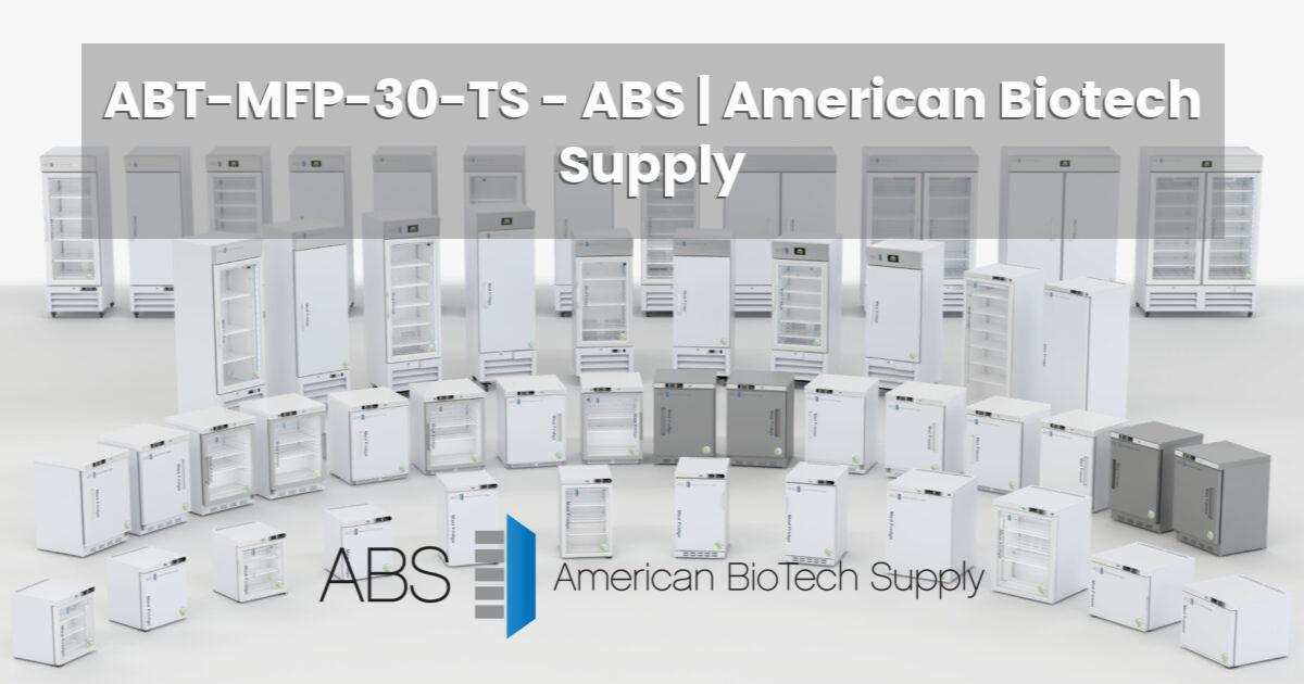 ABT-MFP-30-TS TempLog Premier Manual Defrost Laboratory Freezer