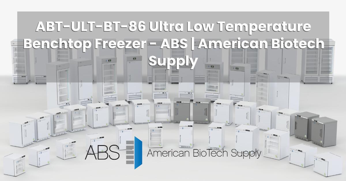 ABT-ULT-BT-86 Ultra Low Temperature Freezer Benchtop - ABS