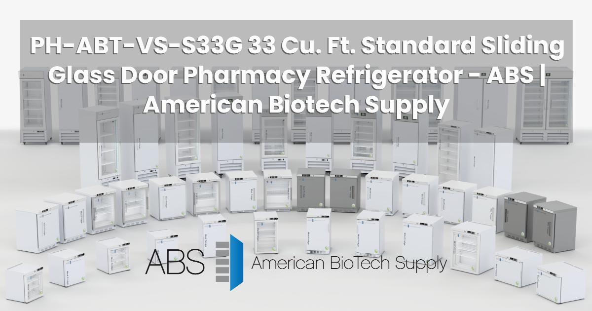 PH-ABT-VS-S33G 33 Cu. Ft. Standard Sliding Glass Door Pharmacy