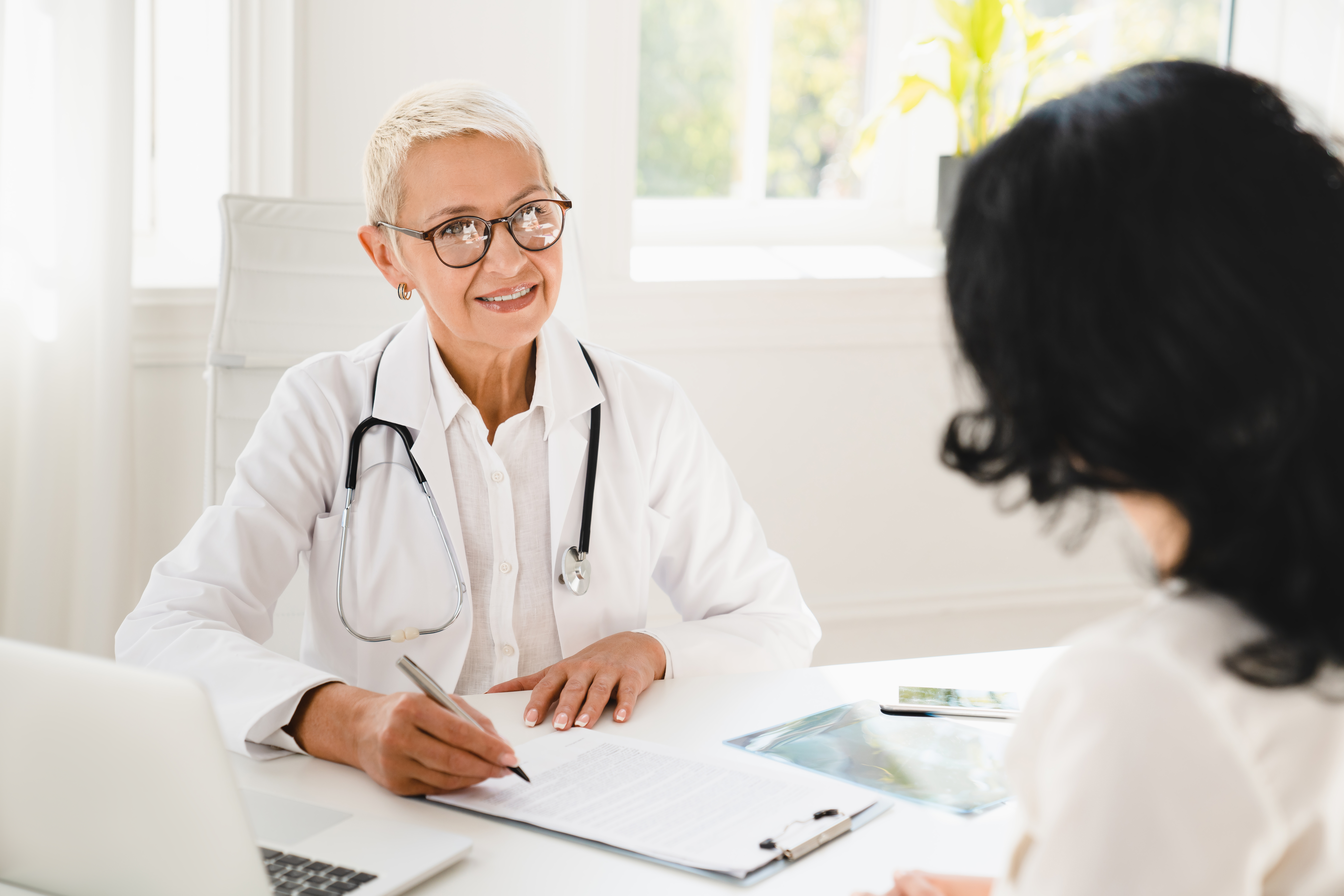 Health literacy doctor prescribing medicine