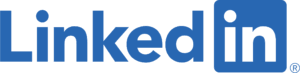 The image shows the LinkedIn logo. Linked is written in blue bold letters, followed by in inside a solid blue rounded square. The registered trademark symbol ® appears at the lower right of the square. The background is white.