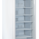 ABT-HC-10PG glass door lab refrigerator by American Biotech Supply, designed for safe and visible storage of temperature-sensitive medications.