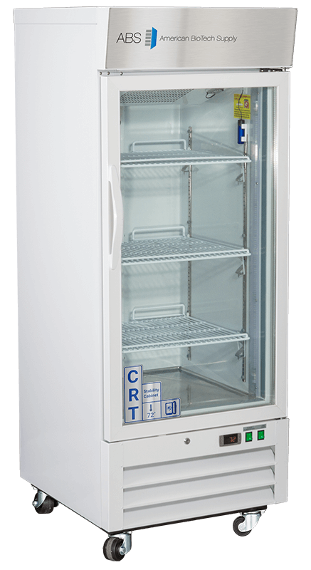 12 Cu. Ft. Upright Controlled Room Temperature Cabinet, Glass Door