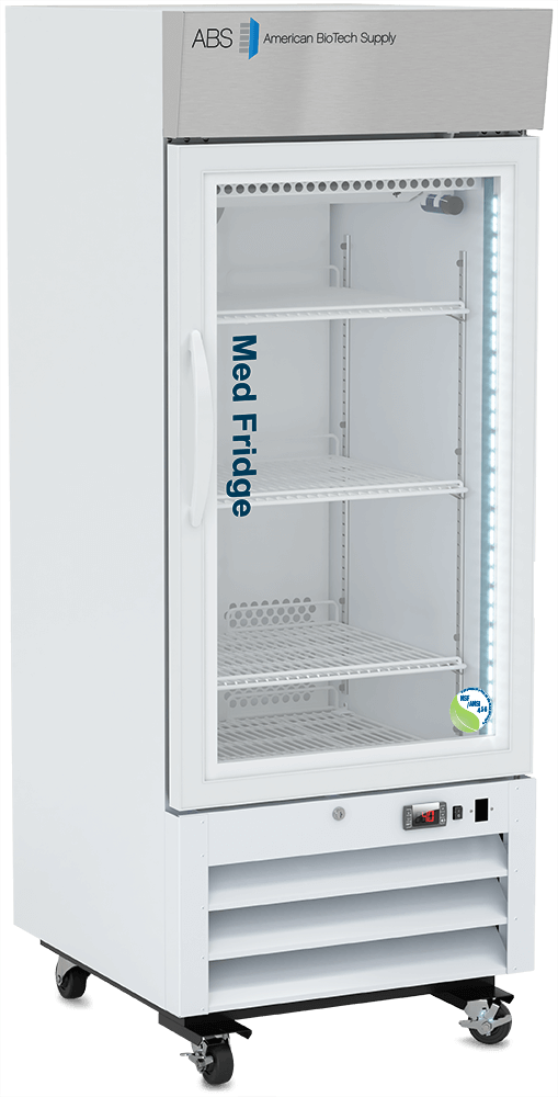 12 Cu. Ft. Capacity Standard Certified to NSF/ANSI 456 Pharmacy Glass Door Refrigerator