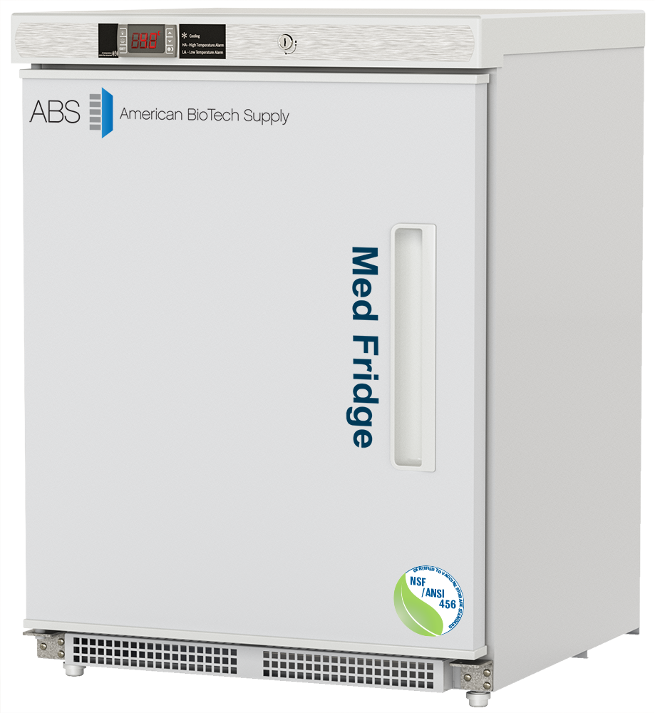 4.6 cu. ft. Built-in Solid Door Vaccine Refrigerator Left Hinged ADA Certified to NSF/ANSI 456