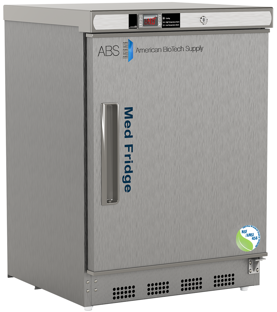4.6 cu. ft. Built-in Stainless Steel Vaccine Refrigerator Certified to NSF/ANSI 456